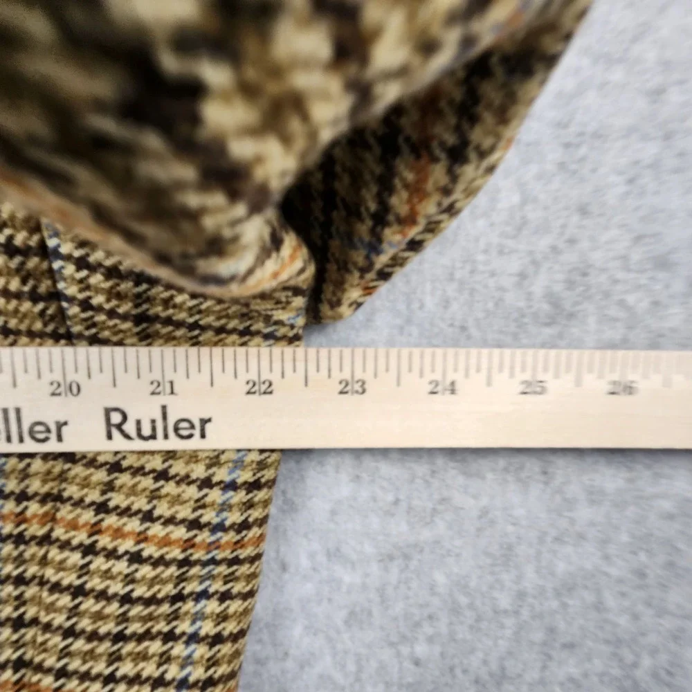Lands End Blazer Mens Size 41L Sport Coat Jacket Lambswool Casual 2‎ Button...